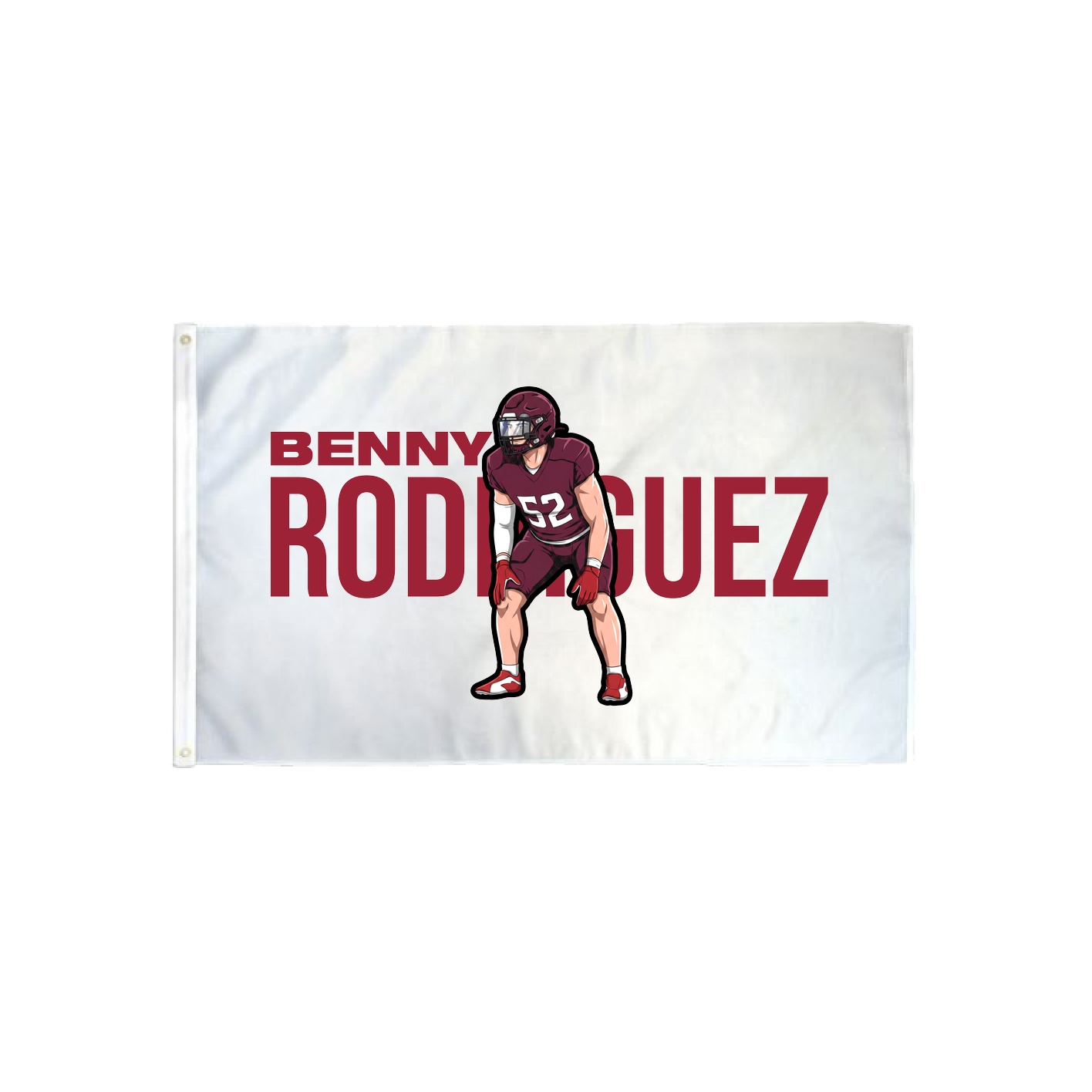 3x5 Flag — Player Name in Classic