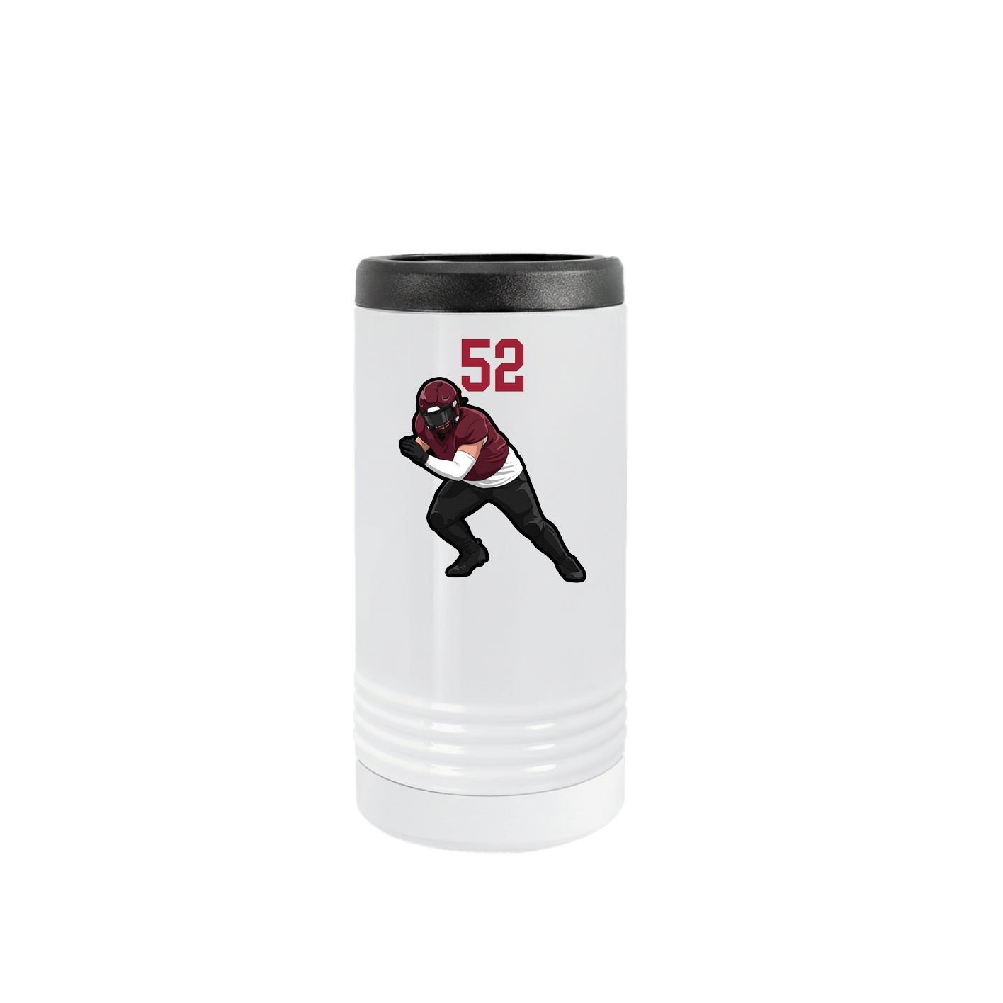 Slim Beverage Holder — Number Top in White