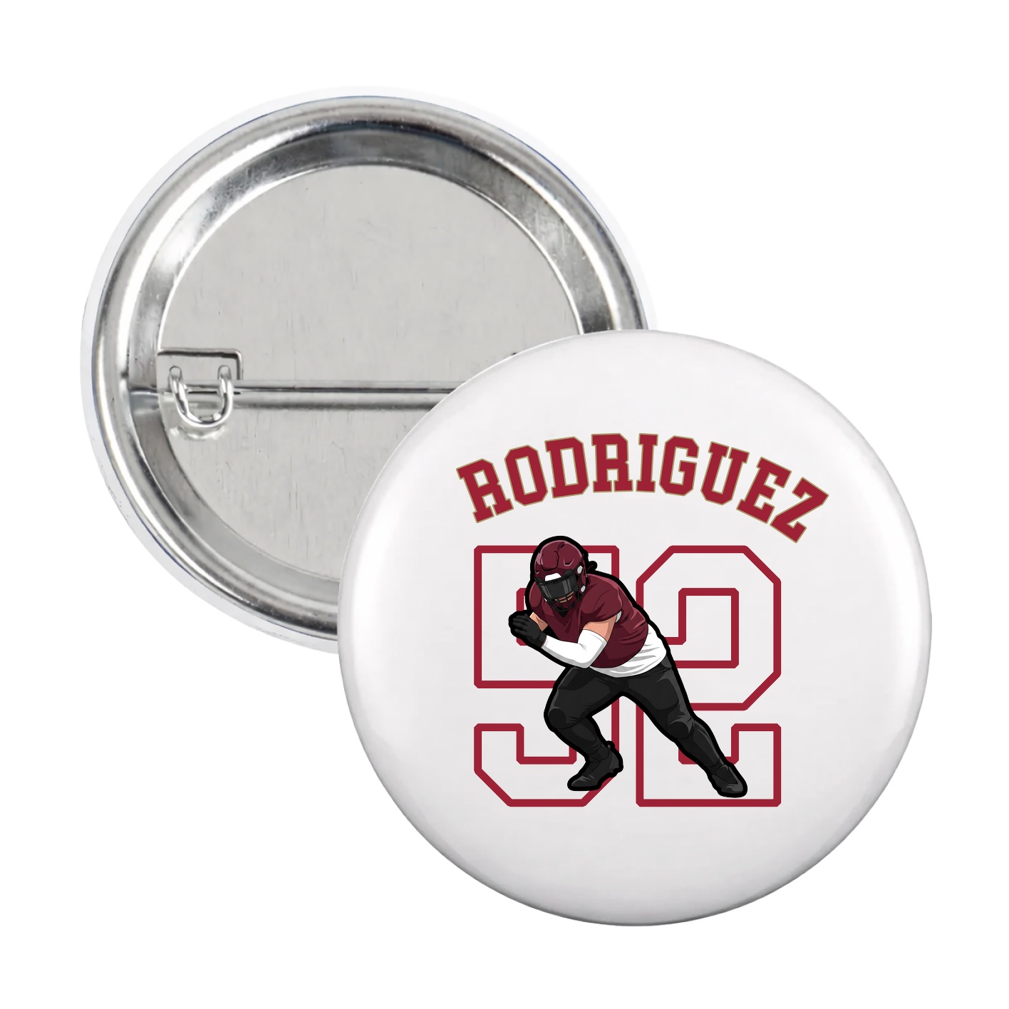 Game Day Button — Shirsey Arch in White