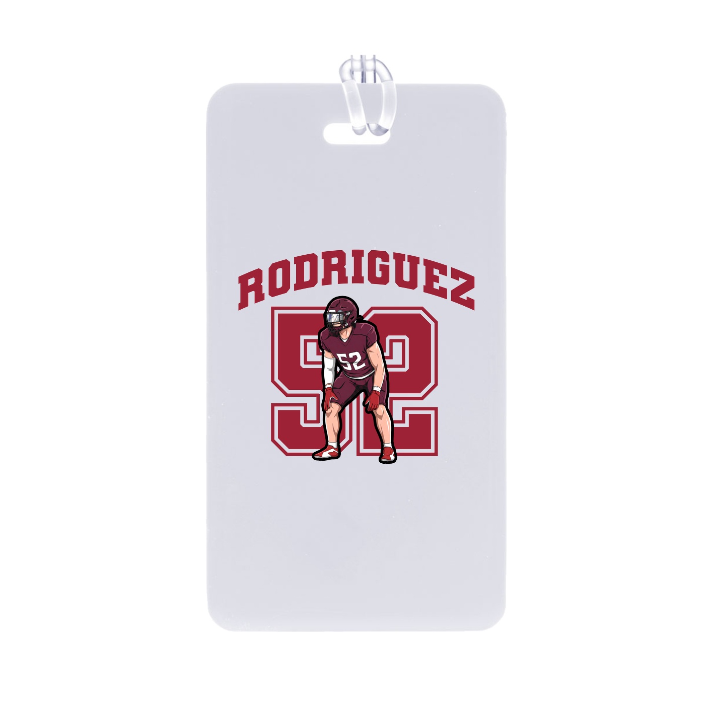 Bag Tag — Number in Classic