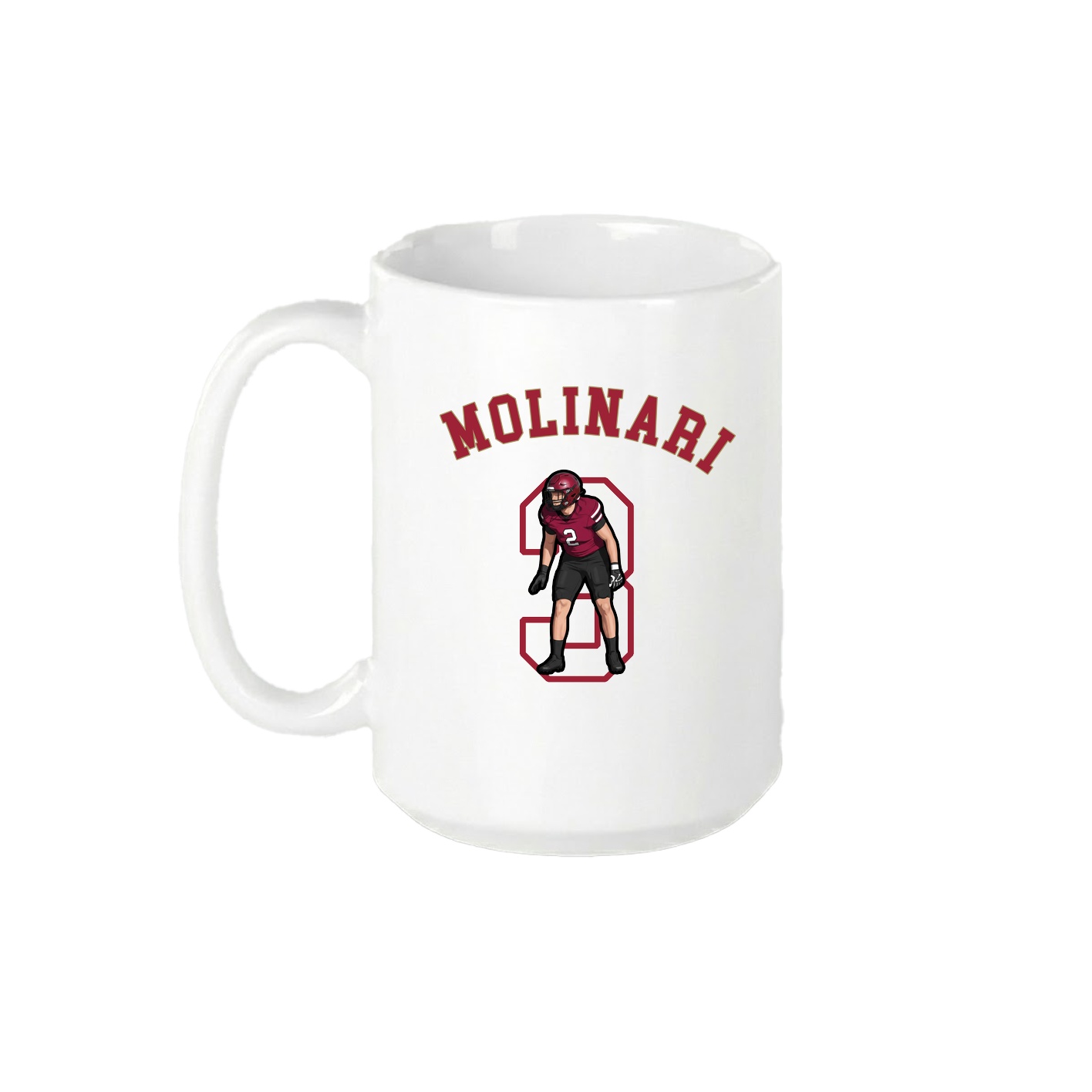 15oz Coffee Mug — Shirsey Arch in White