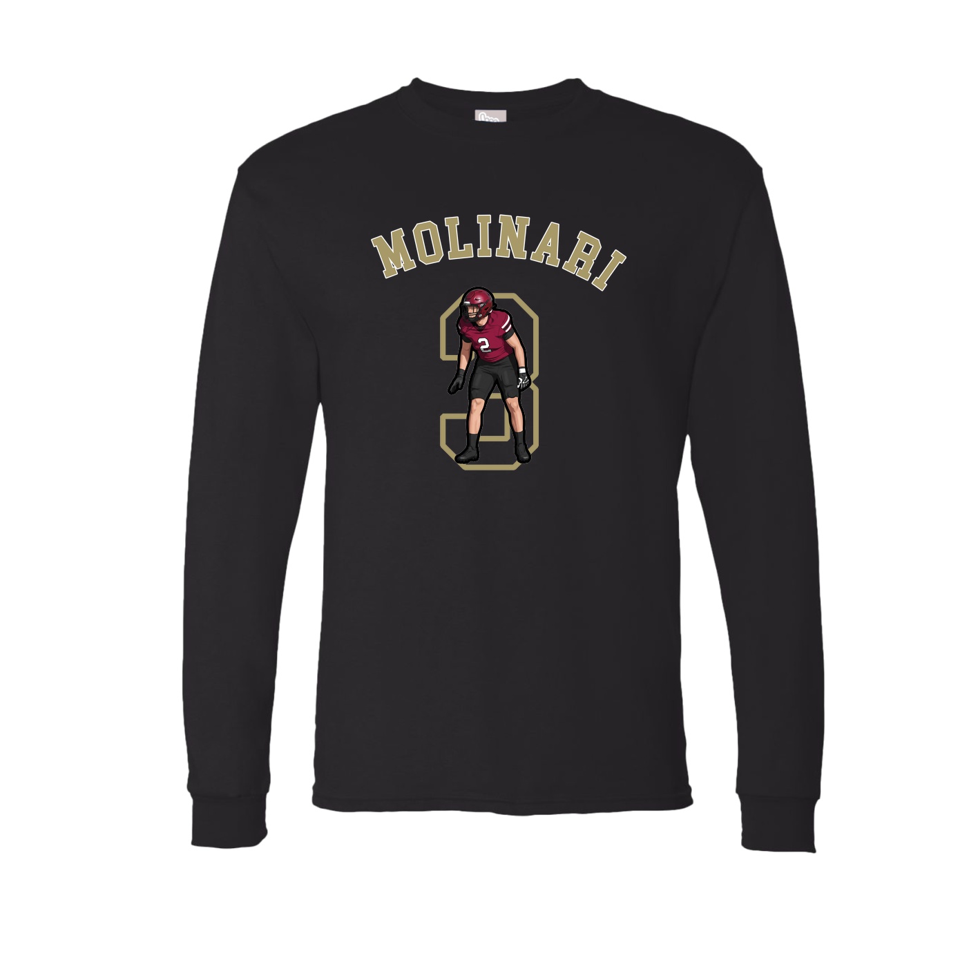 Long Sleeve Tee — Shirsey Arch in Black