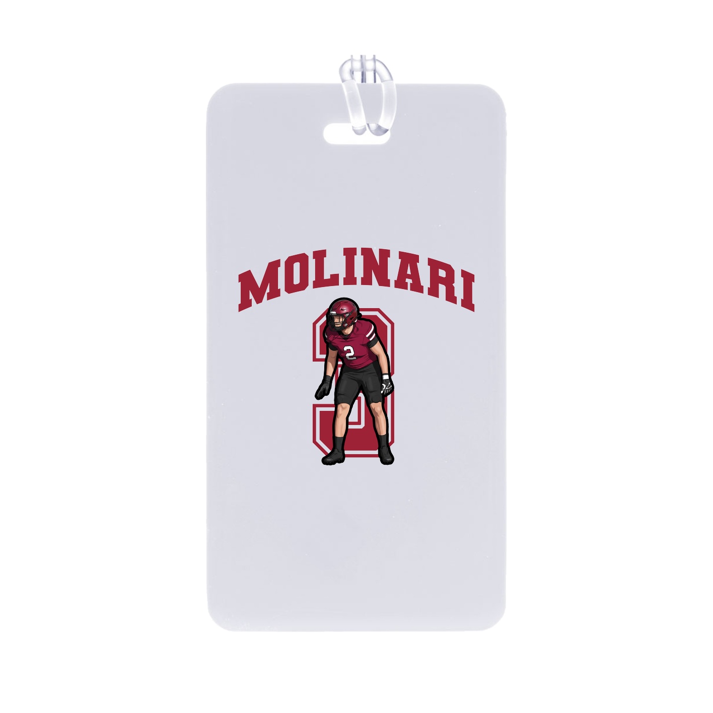 Bag Tag — Number in Classic