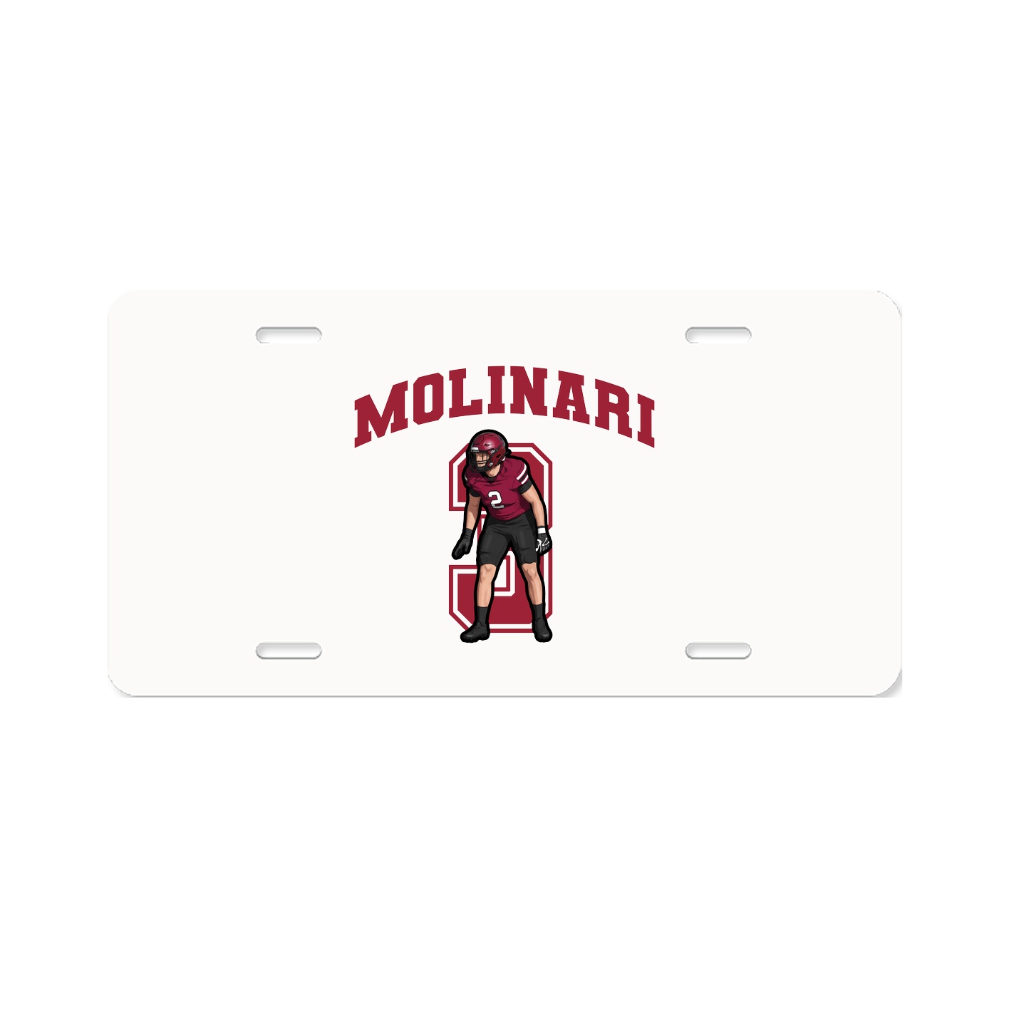 License Plate — Number in Classic