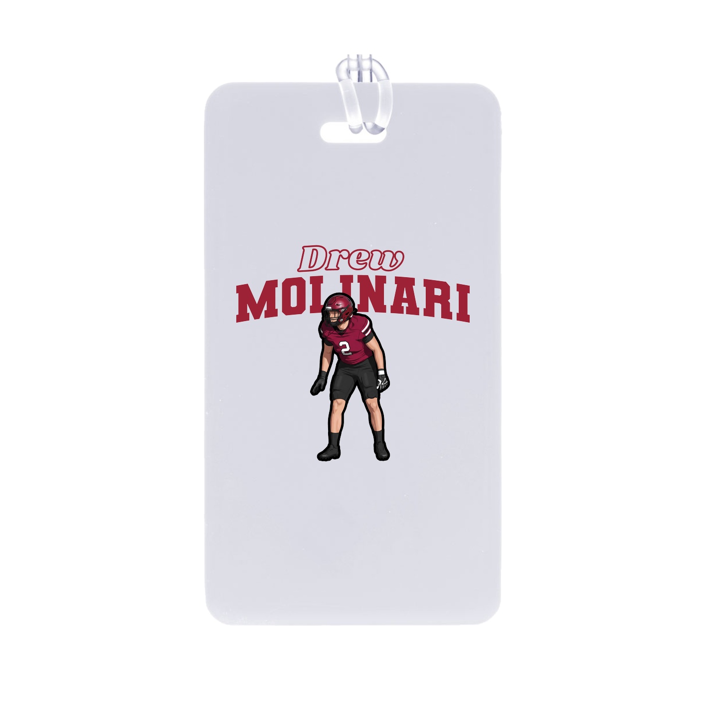 Bag Tag — Name Arch in Classic