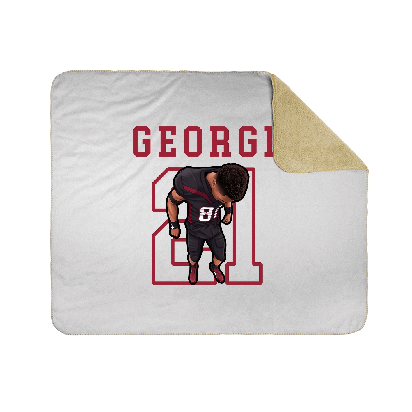 Throw Blanket — Shirsey in White