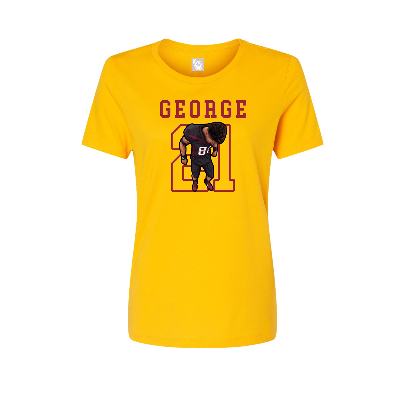 Fitted Women's Tee — Shirsey in Gold