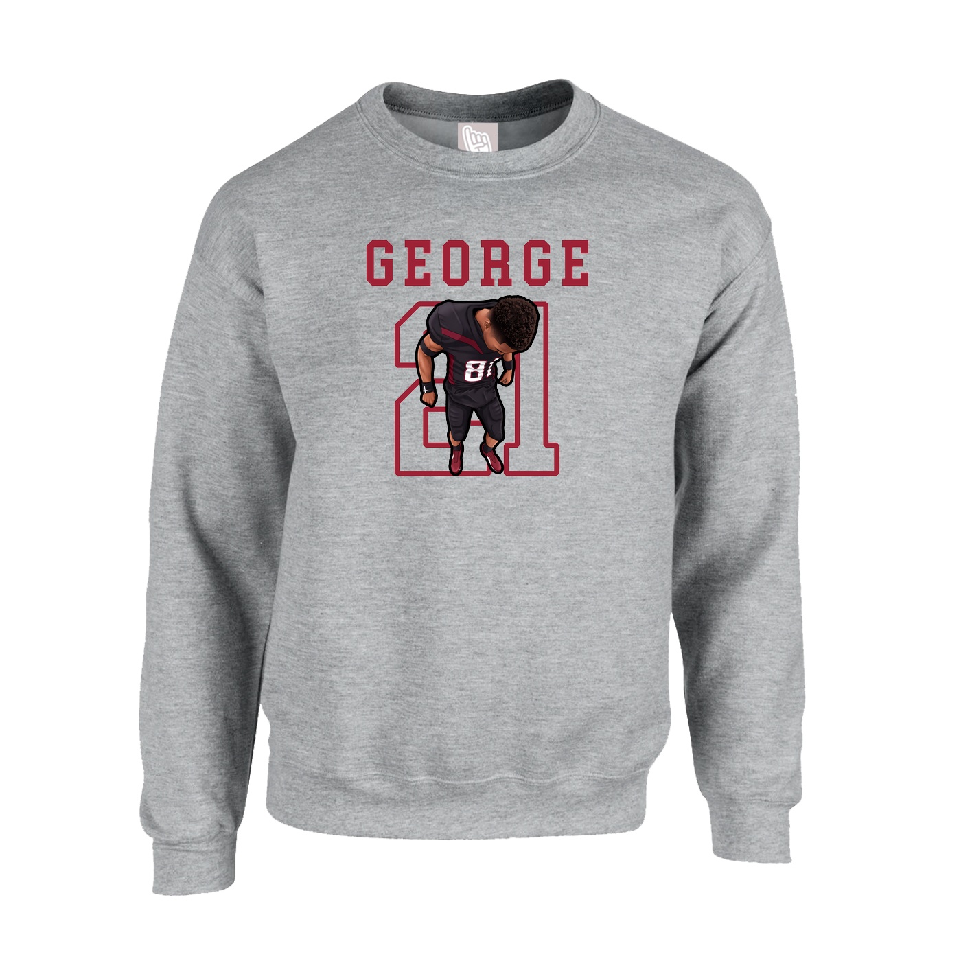 Fleece Crew — Shirsey in Grey