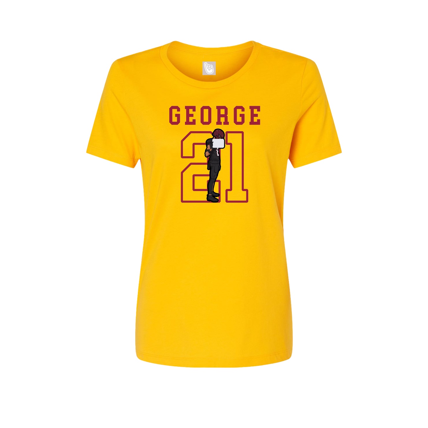 Fitted Women's Tee — Shirsey in Gold