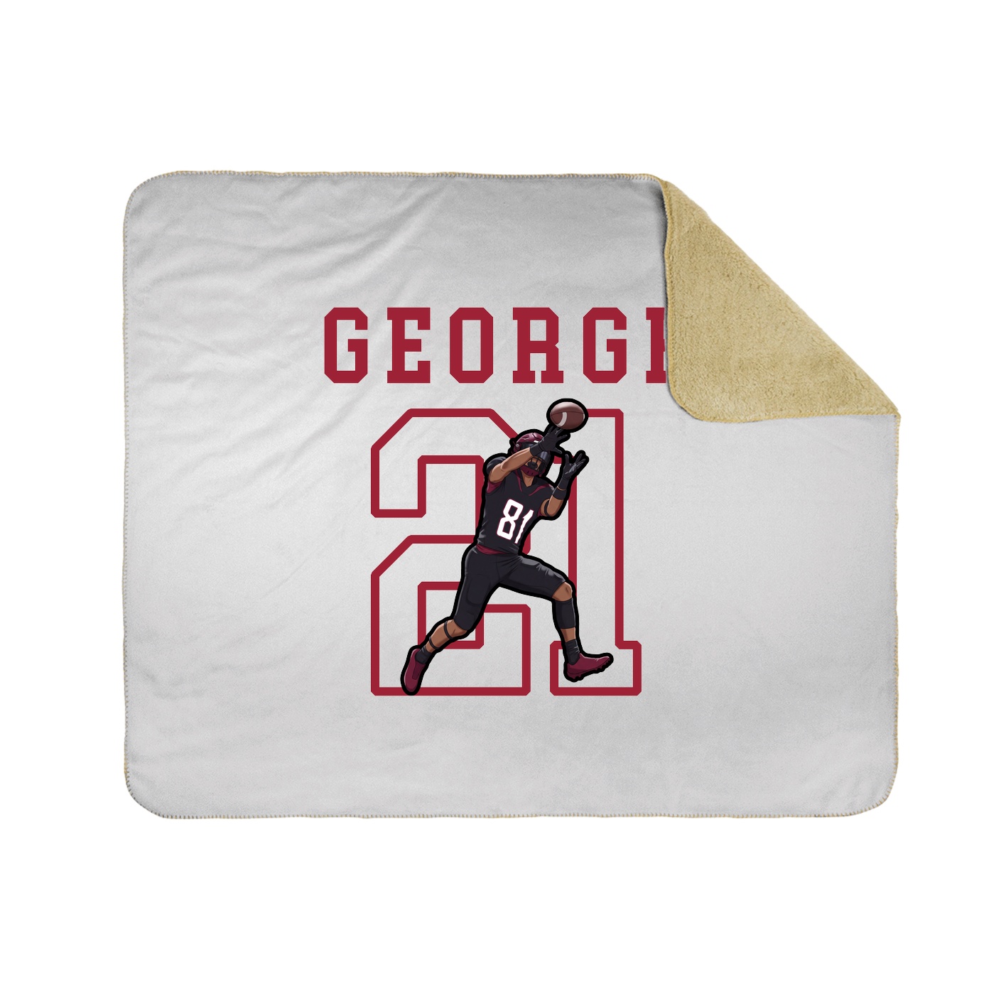 Throw Blanket — Shirsey in White