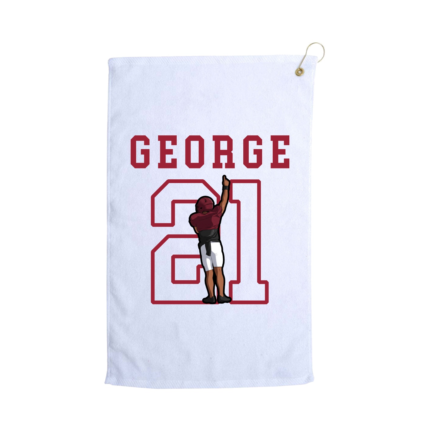 Golf Towel — Shirsey in White