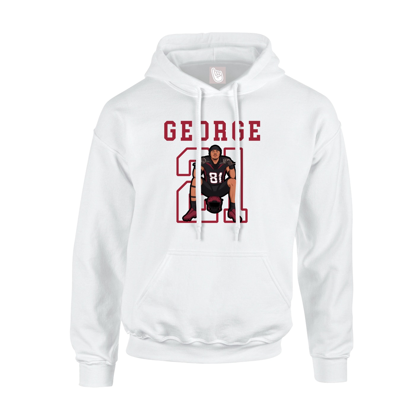 Youth Hoodie — Shirsey in White