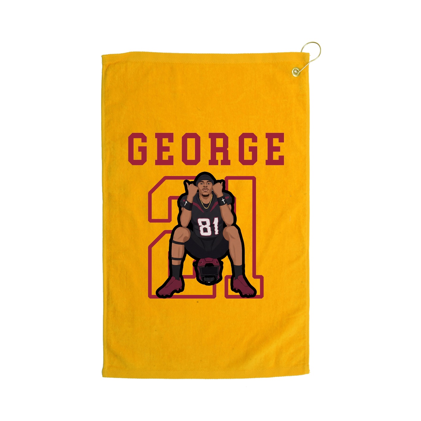 Golf Towel — Shirsey in Gold