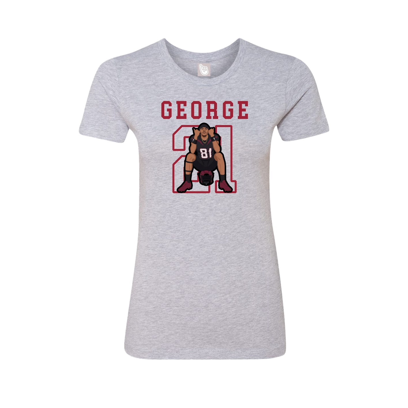 Fitted Women's Tee — Shirsey in Grey