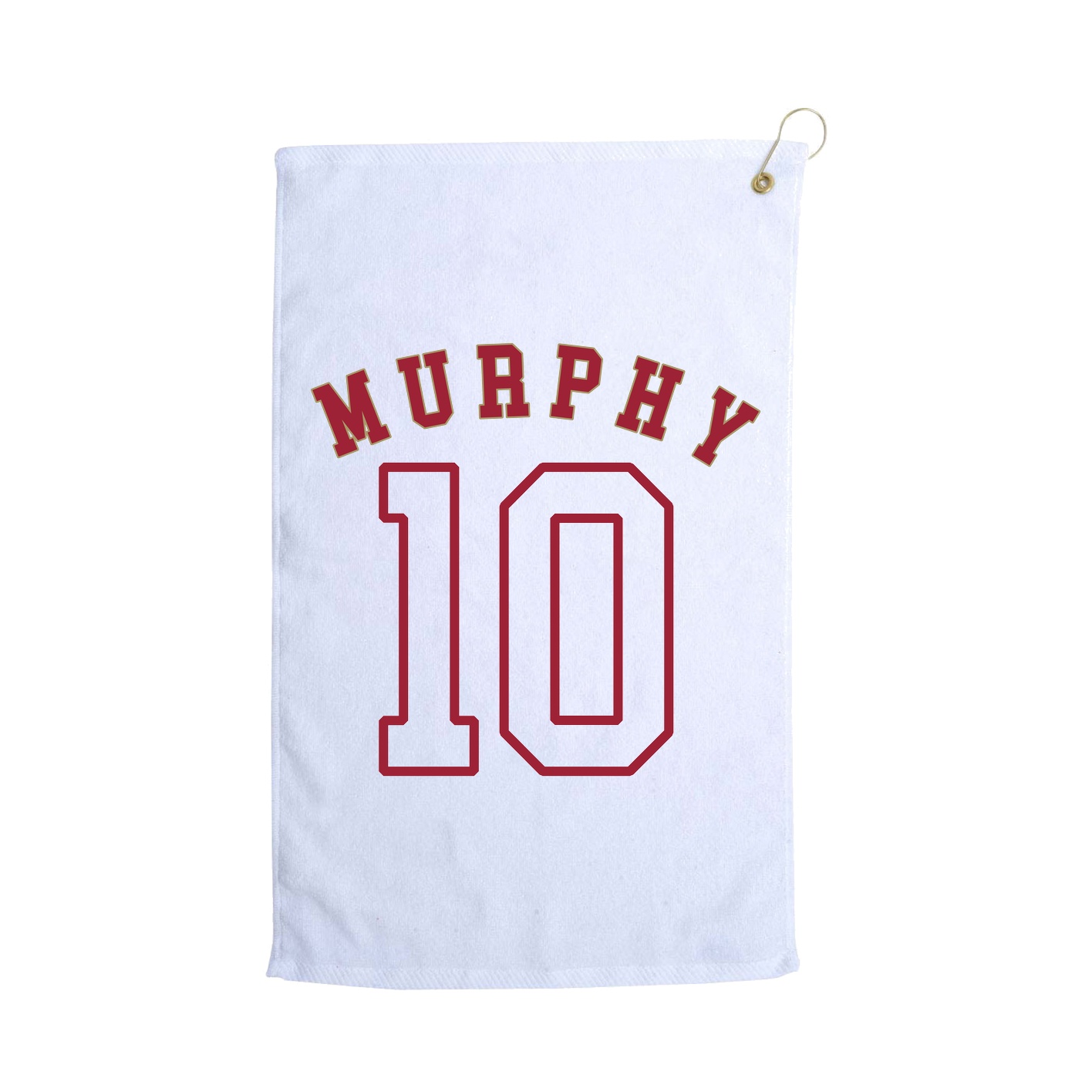 Golf Towel — Shirsey Arch in White