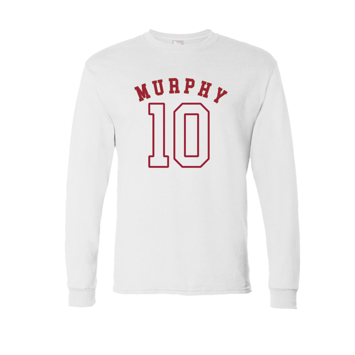 Long Sleeve Tee — Shirsey Arch in White