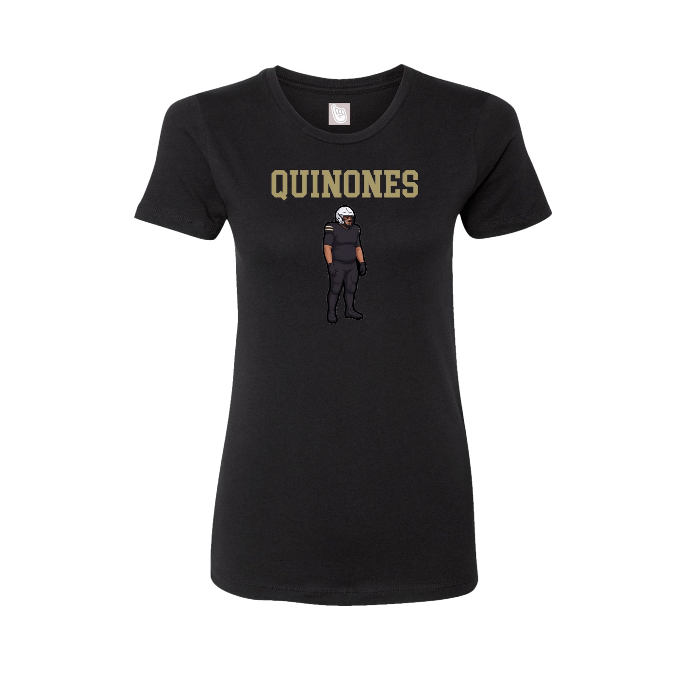 Fitted Women's Tee — Shirsey in Black