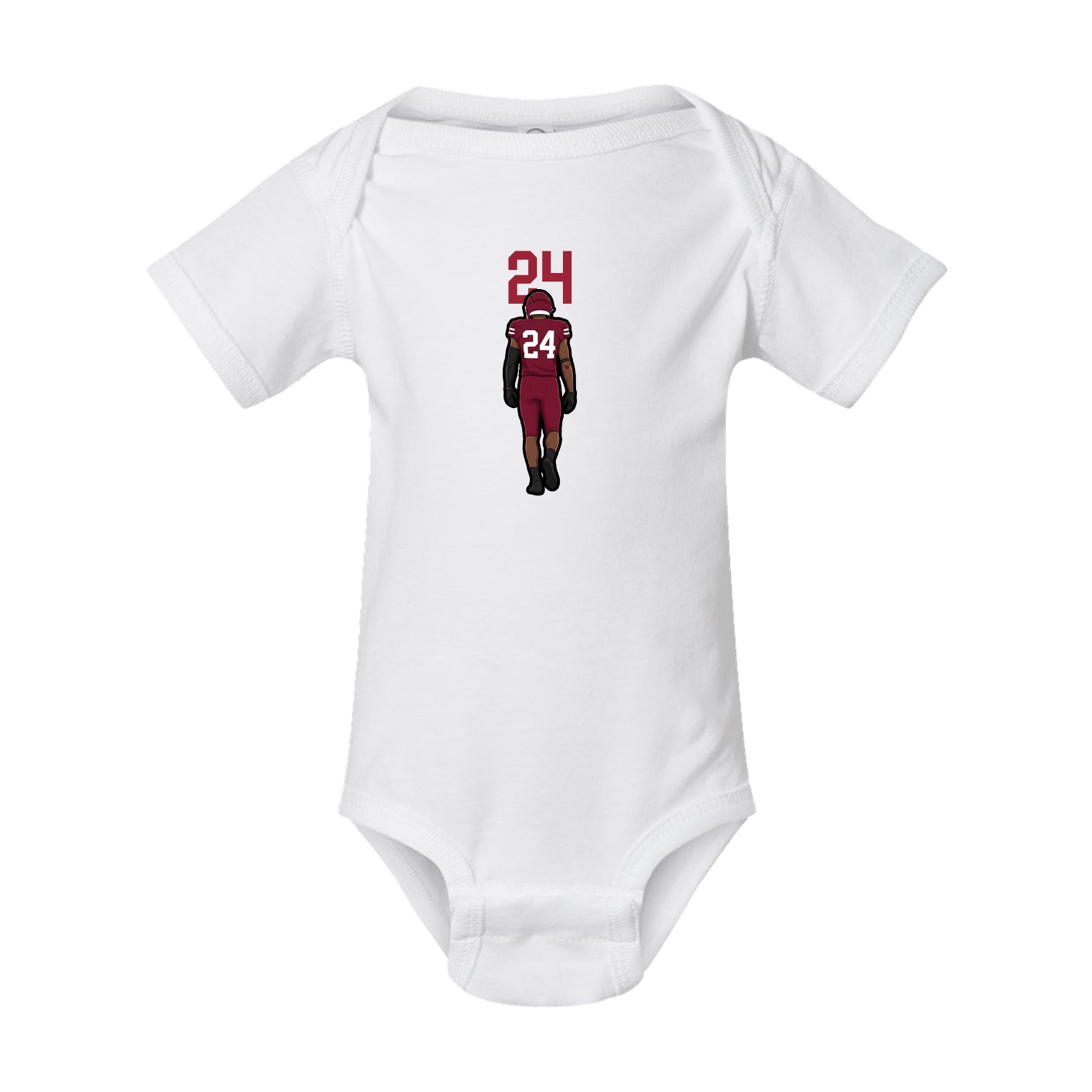 Baby Onesie — Number Top in White