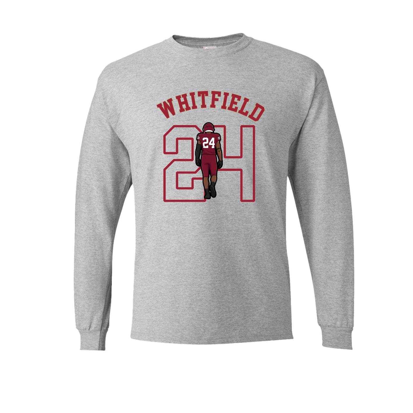 Long Sleeve Tee — Shirsey Arch in Grey