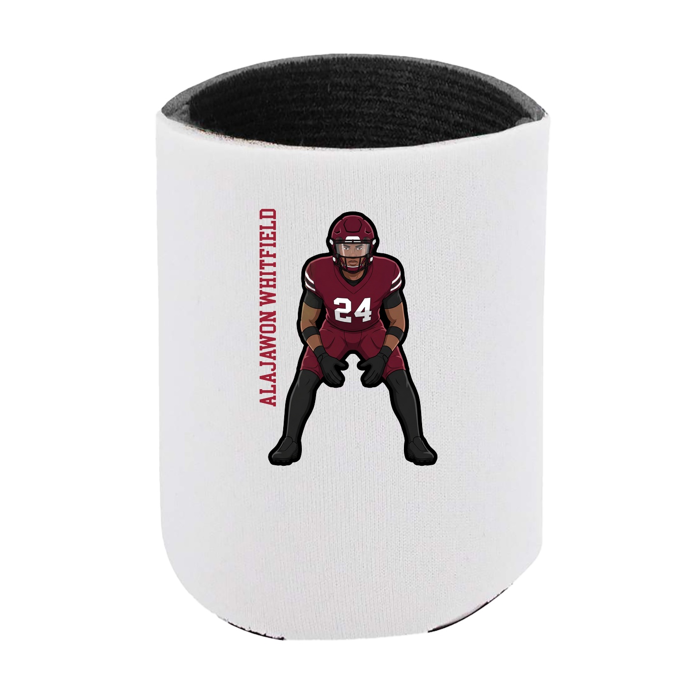 Can Holder — Name Vertical in White