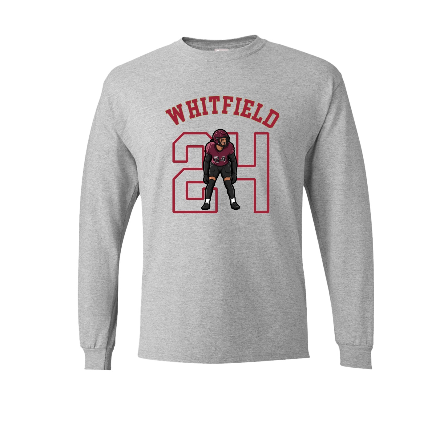 Long Sleeve Tee — Shirsey Arch in Grey