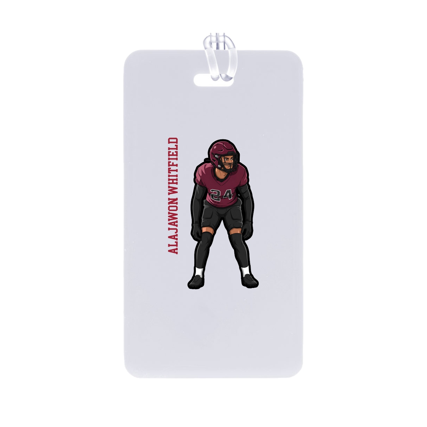 Bag Tag — Name Vertical in Classic