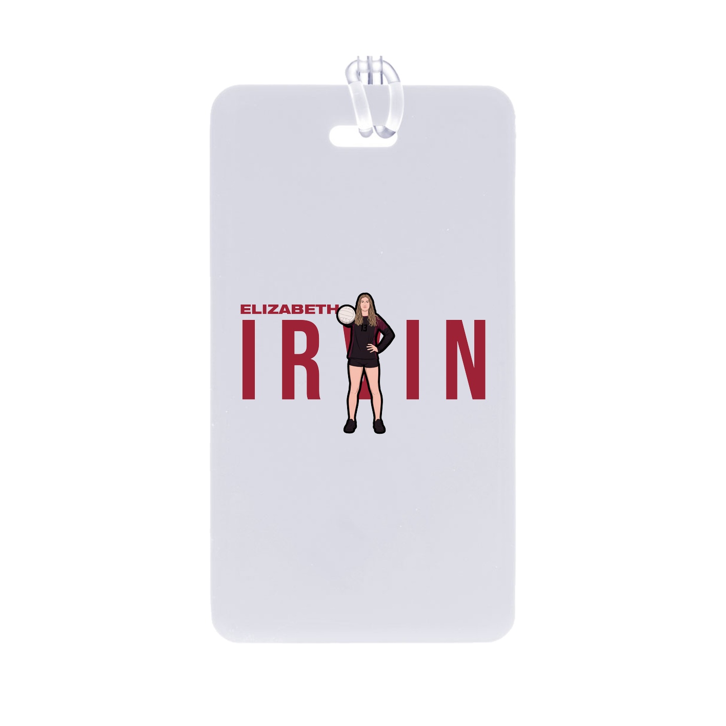 Bag Tag — Player Name in Classic