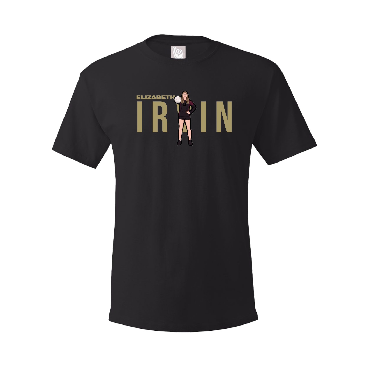 Youth Tee — Player Name in Black