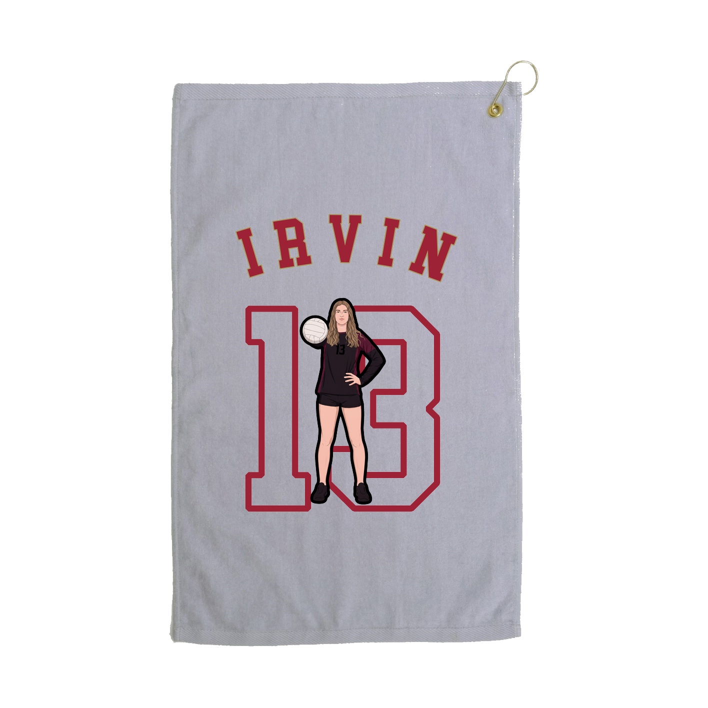 Golf Towel — Shirsey Arch in Grey