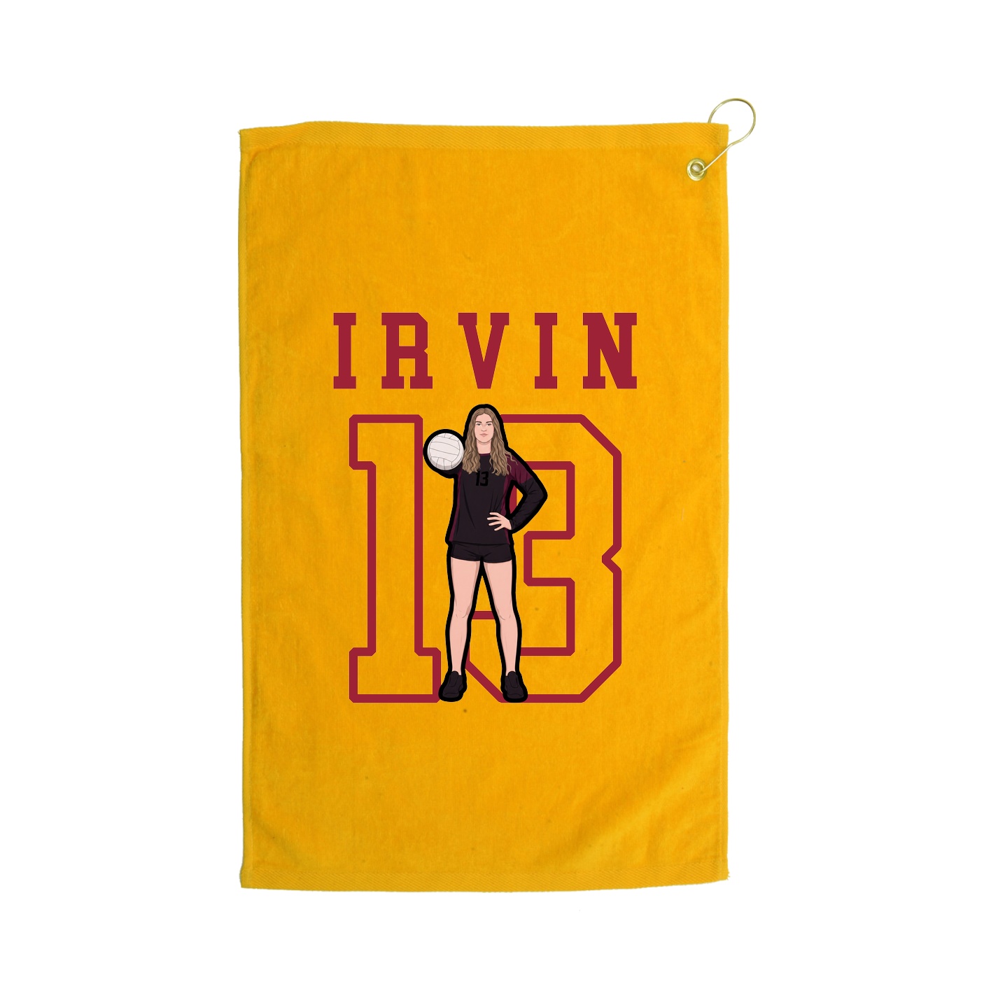 Golf Towel — Shirsey in Gold