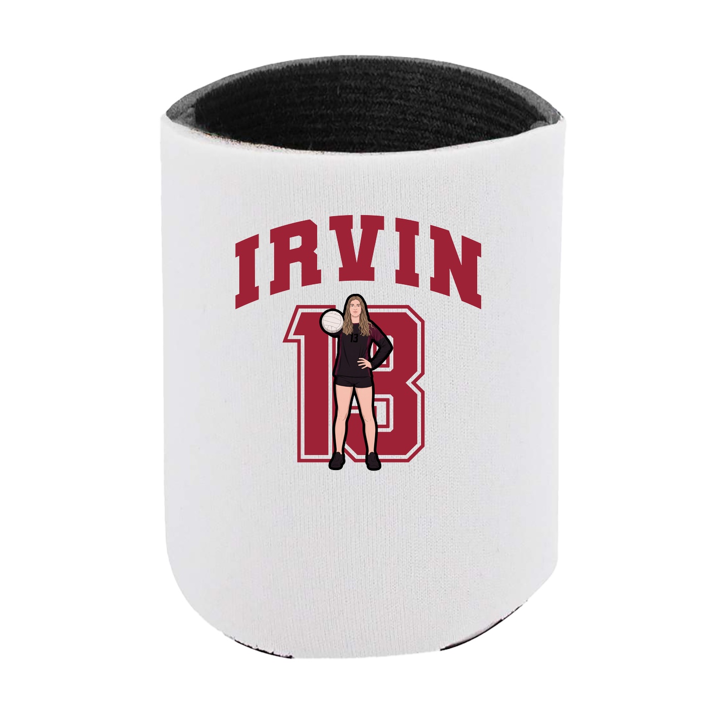 Can Holder — Number in White