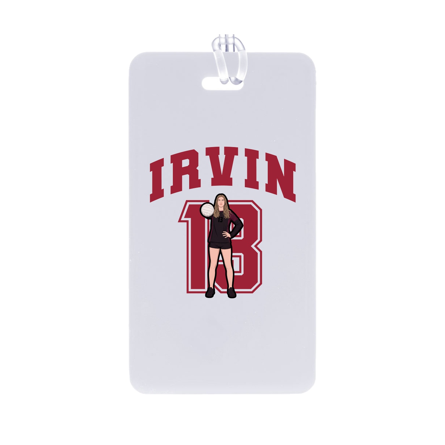 Bag Tag — Number in Classic