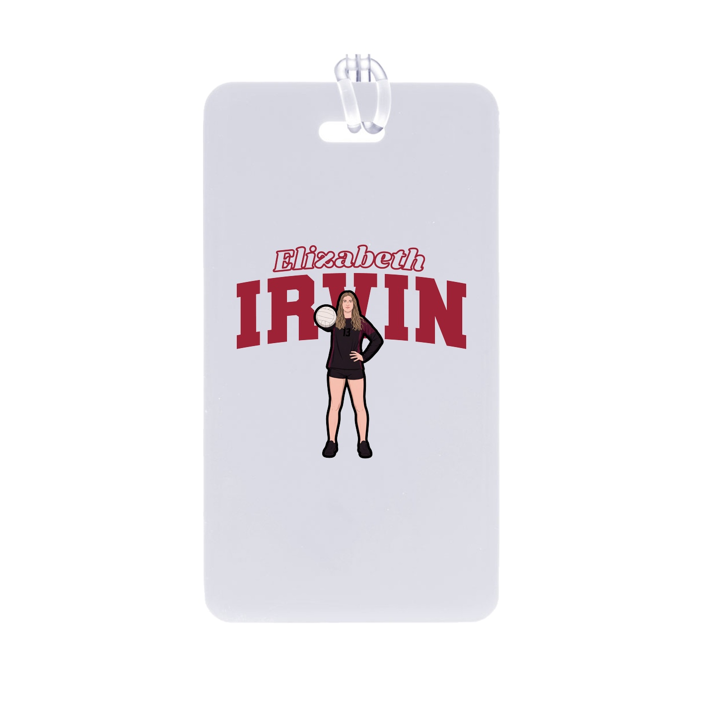 Bag Tag — Name Arch in Classic
