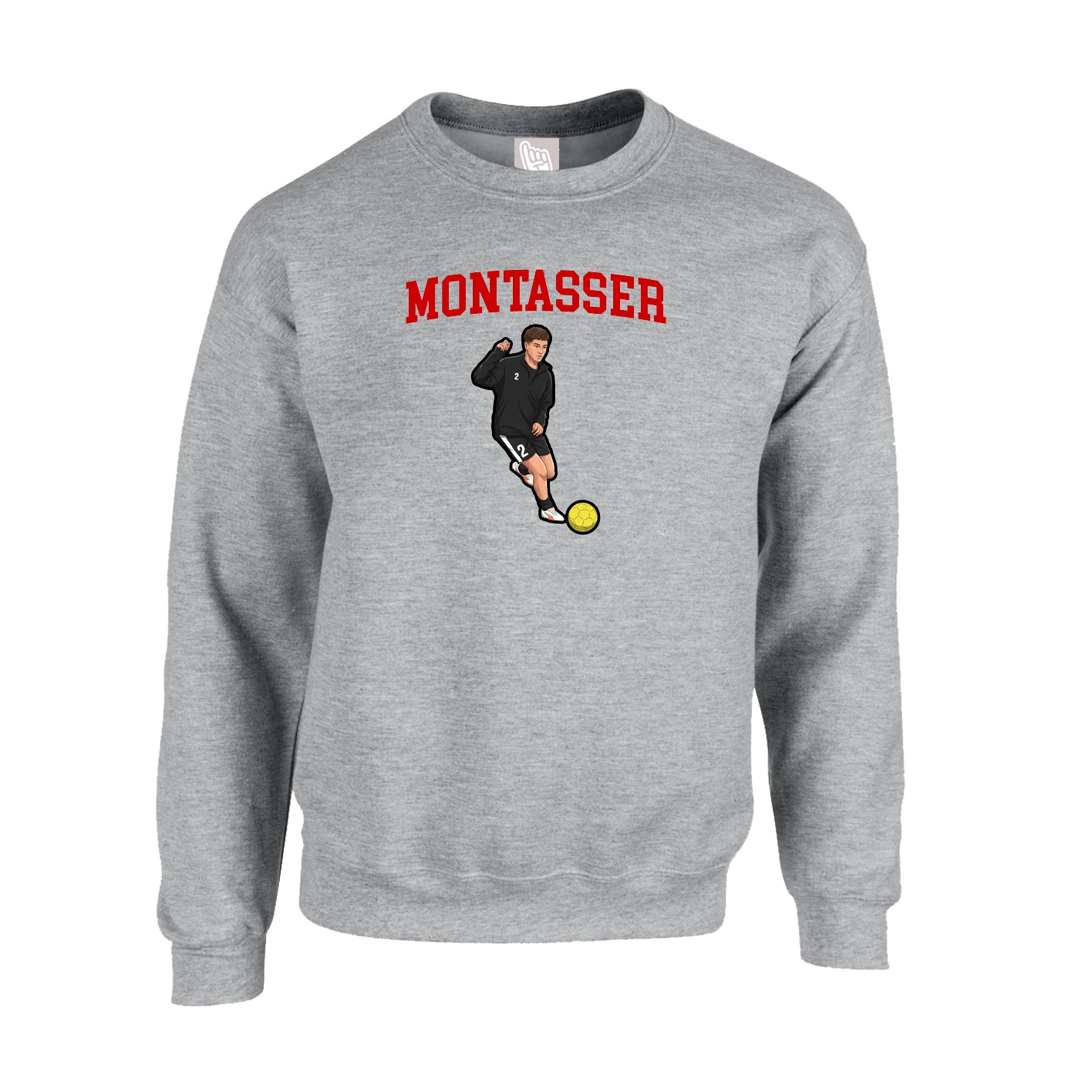 Fleece Crew — Shirsey in Grey