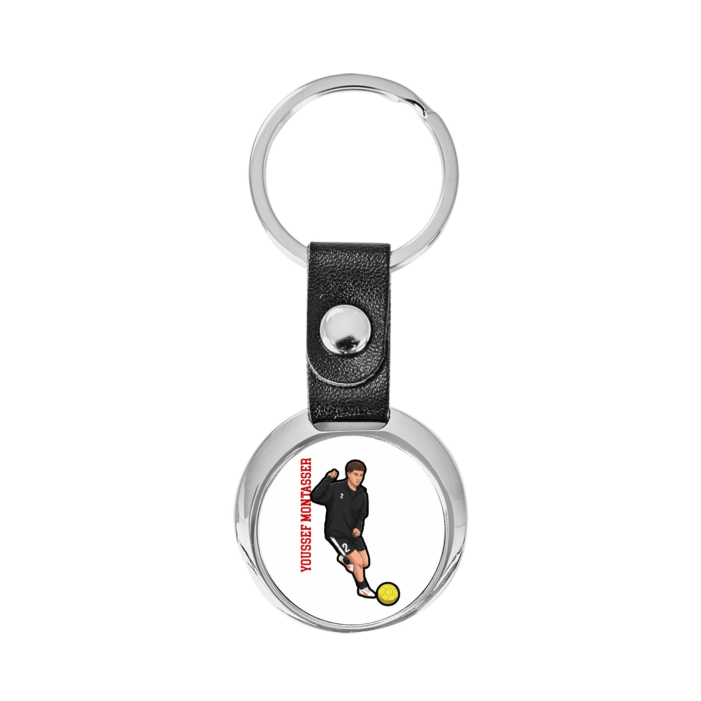 Key Chain — Name Vertical in Classic