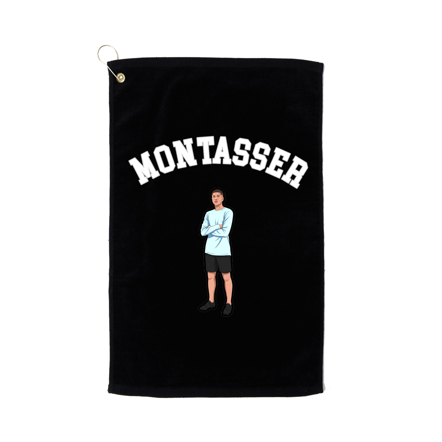 Golf Towel — Shirsey Arch in Black