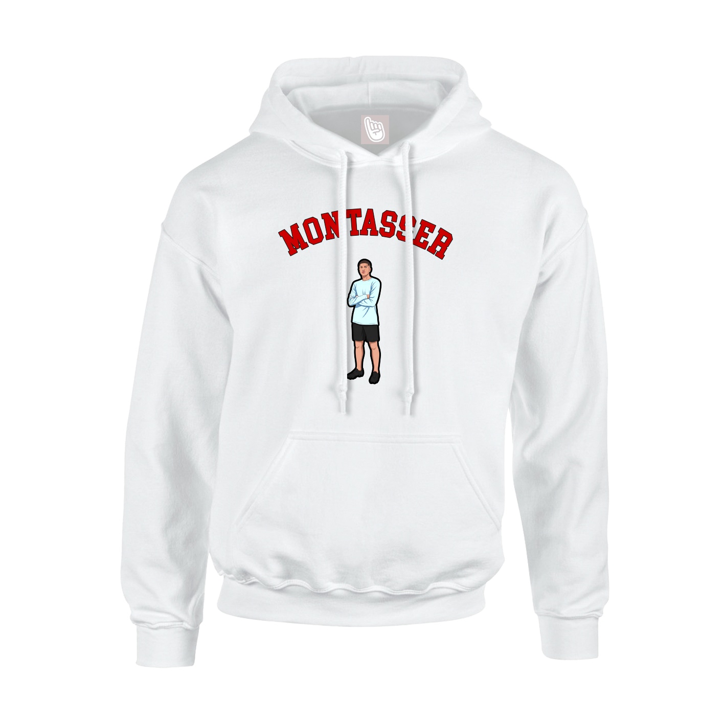 Hoodie — Shirsey Arch in White