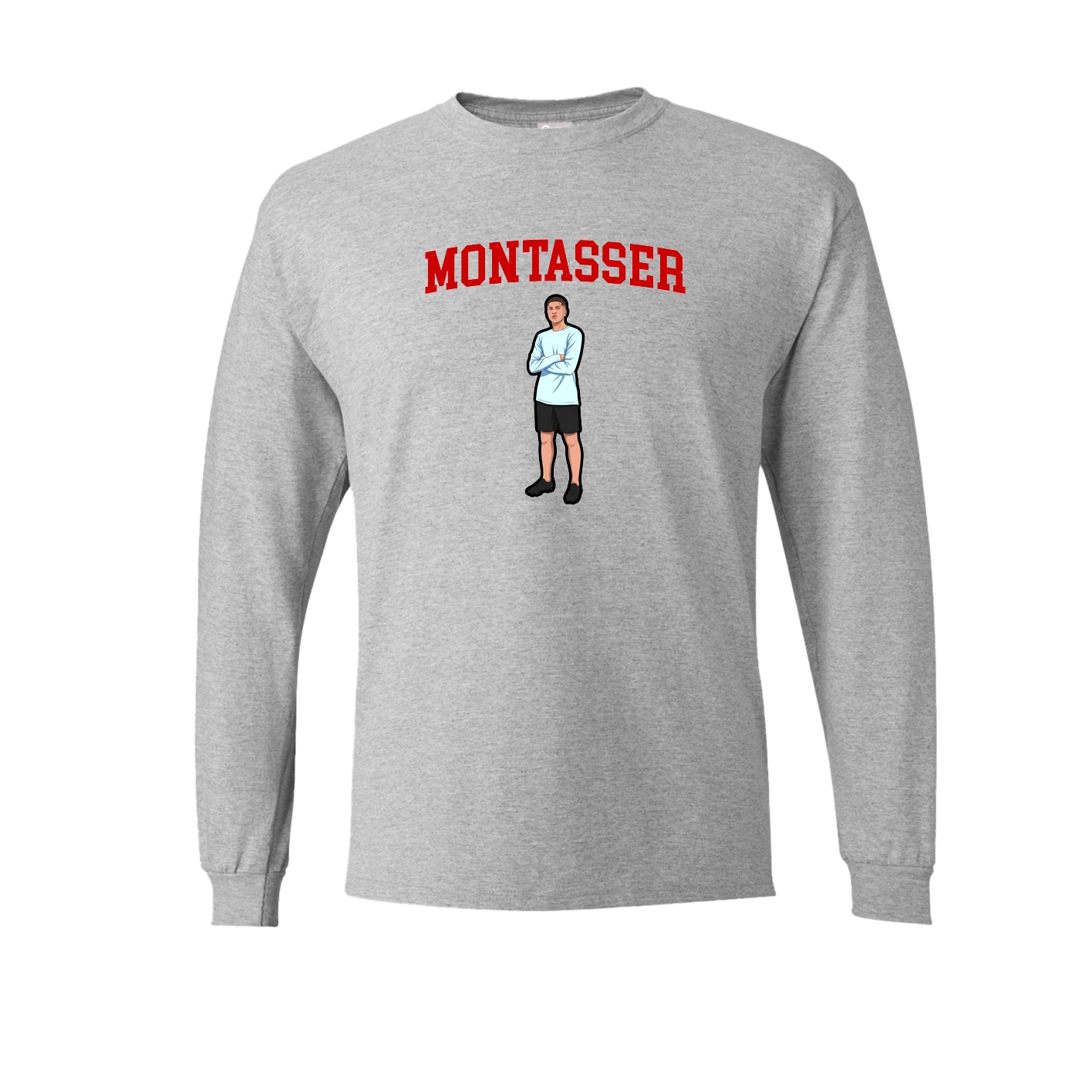 Long Sleeve Tee — Shirsey in Grey