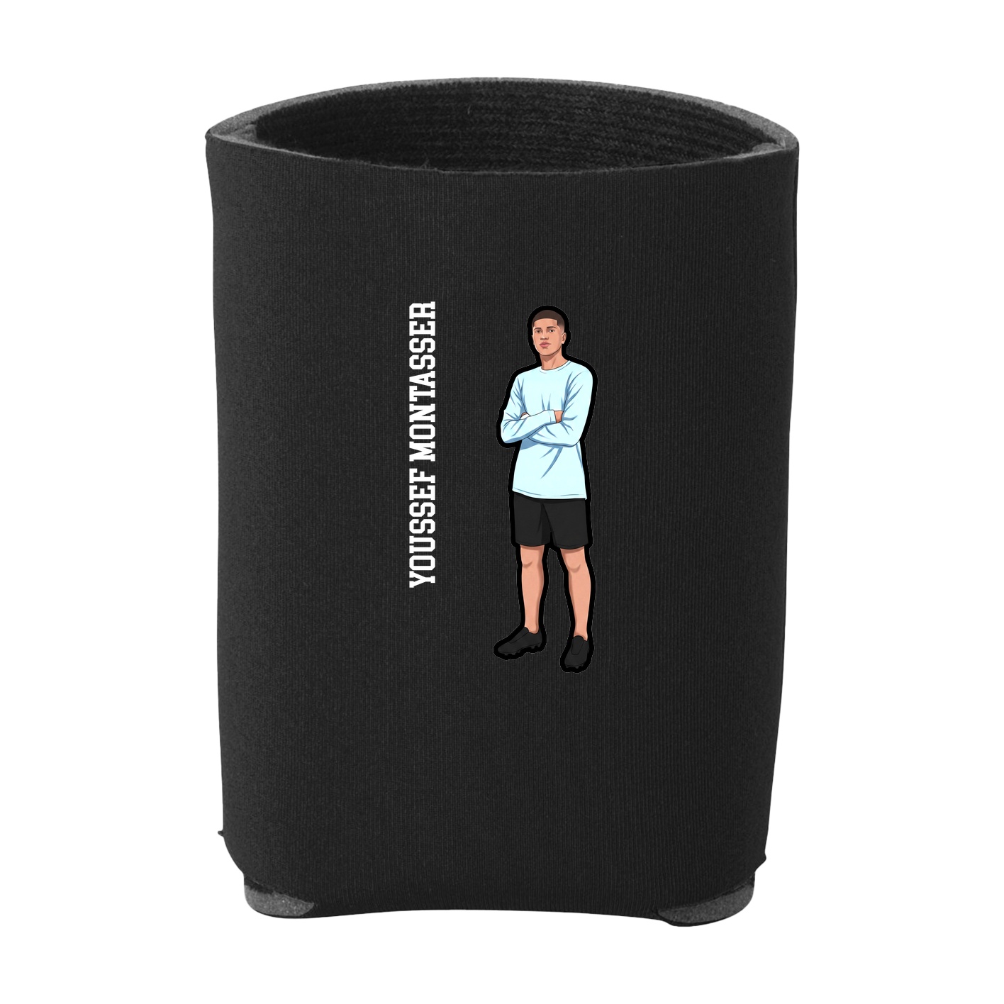 Can Holder — Name Vertical in Black