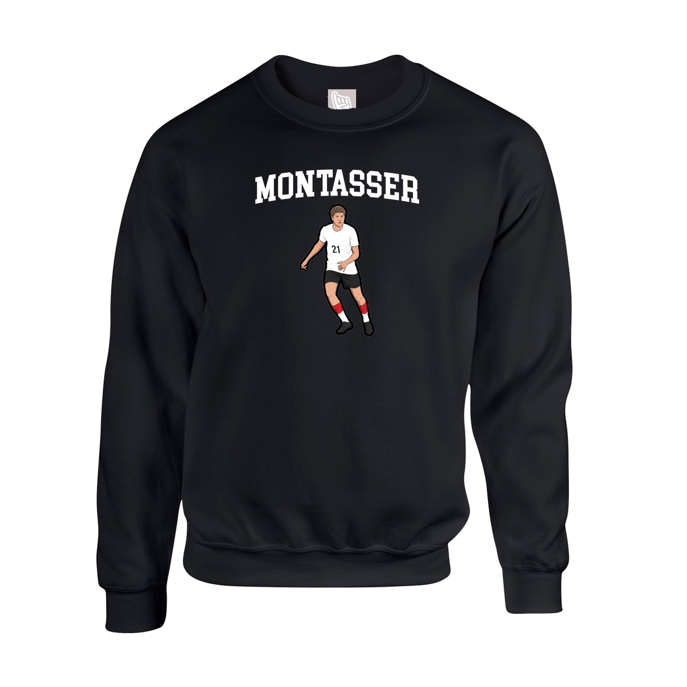 Fleece Crew — Shirsey in Black