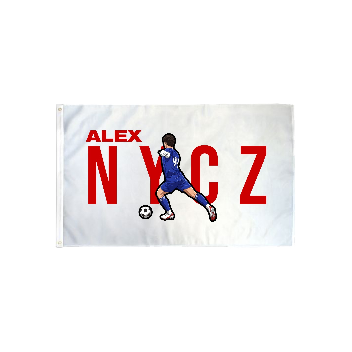 3x5 Flag — Player Name in Classic