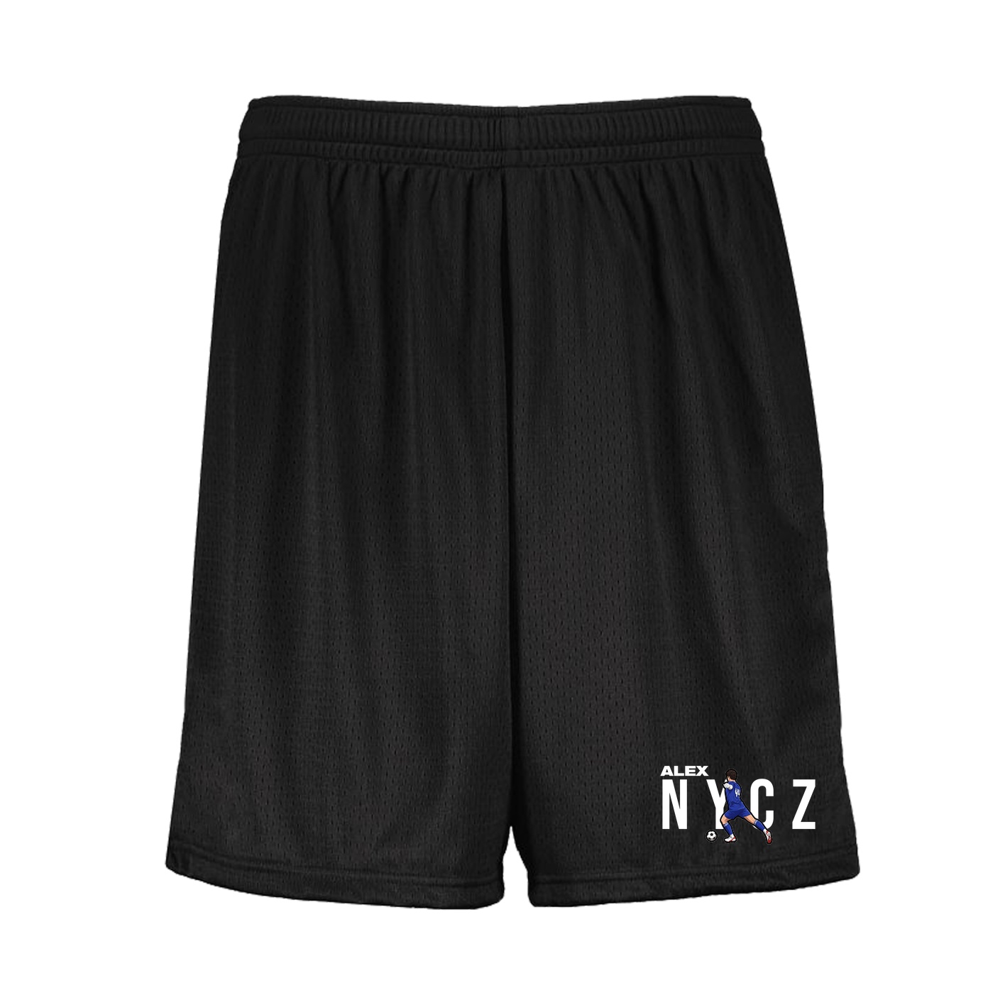 Shorts — Player Name in Black