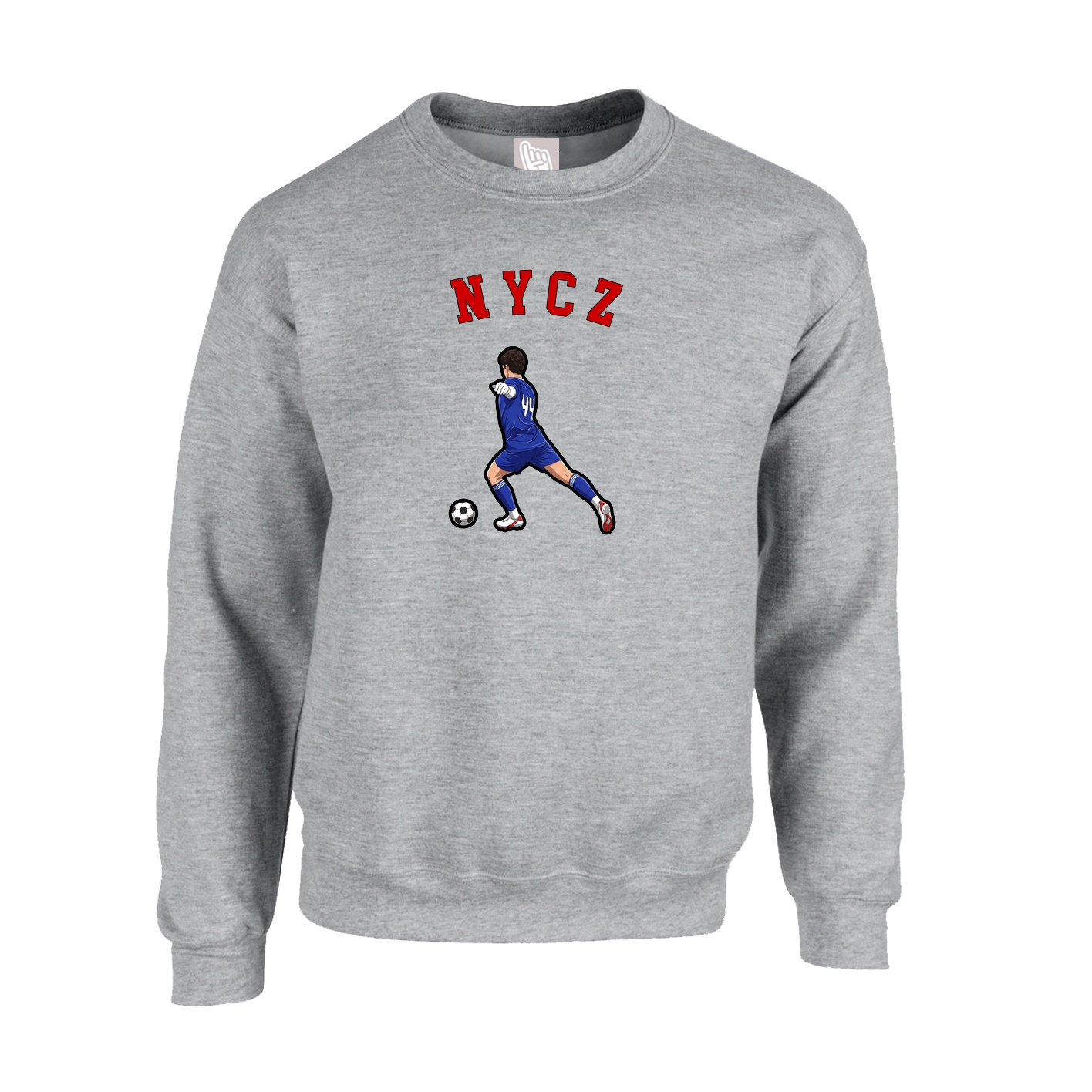 Fleece Crew — Shirsey Arch in Grey