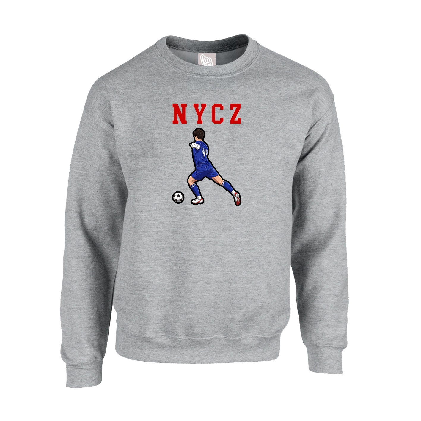 Fleece Crew — Shirsey in Grey