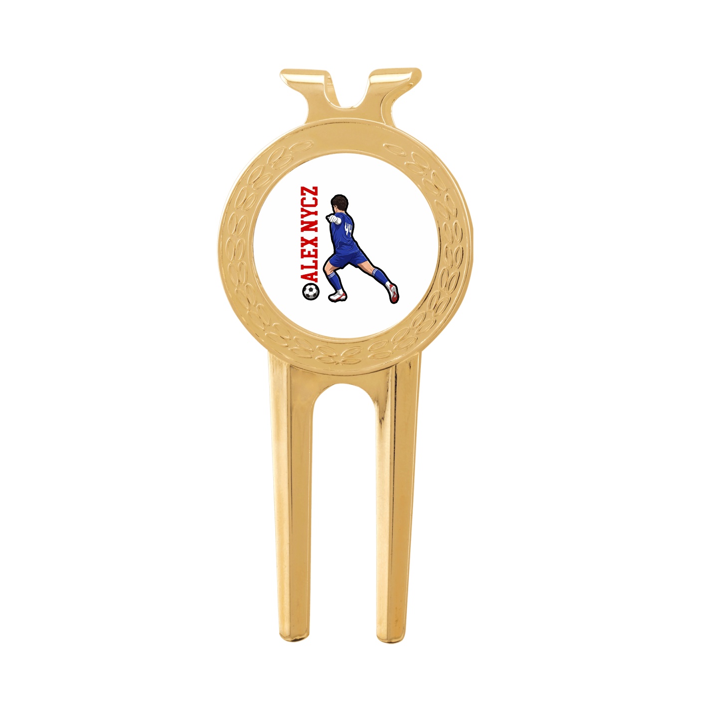 Divot Tool with Ball Marker — Name Vertical in Classic