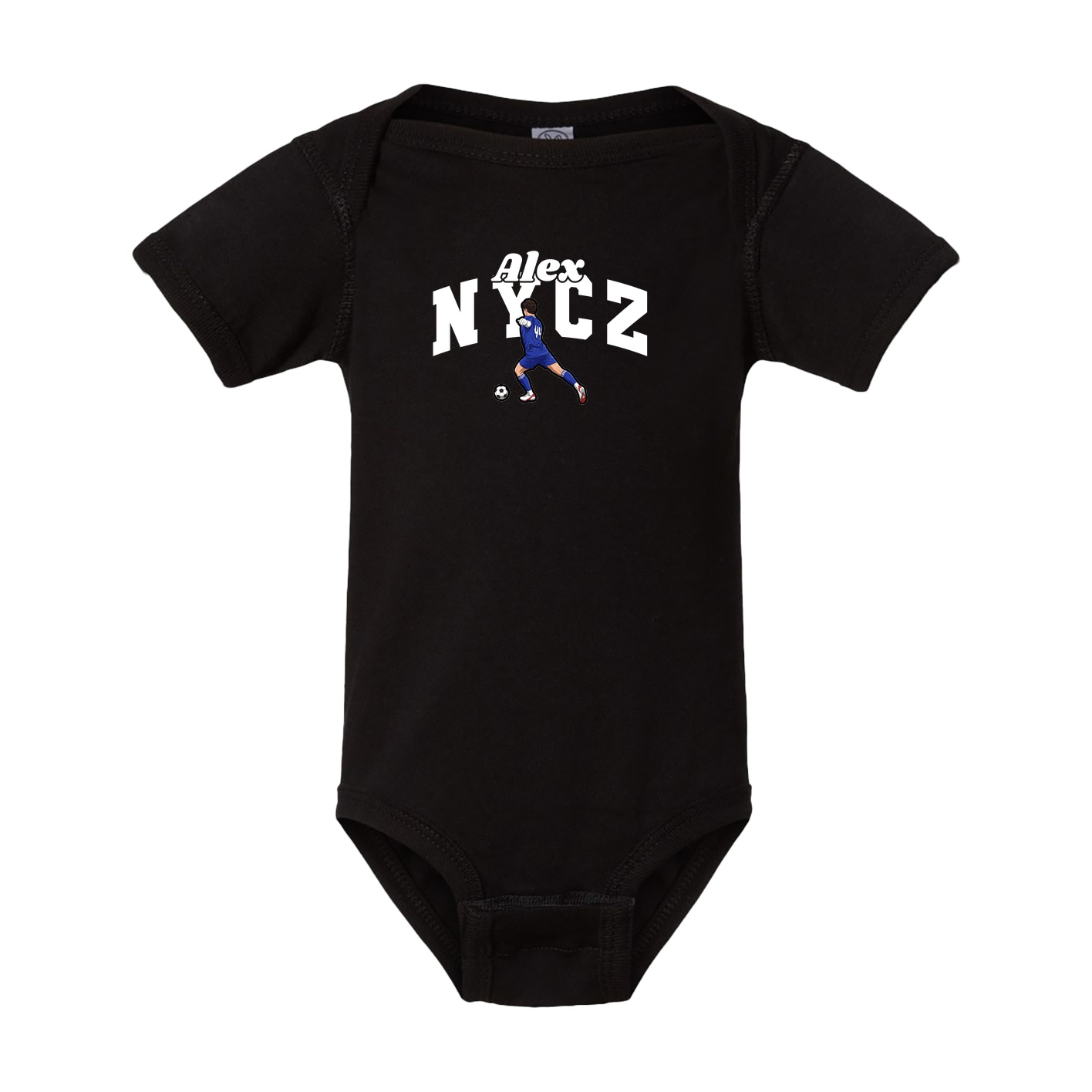 Baby Onesie — Signature Arch in Black