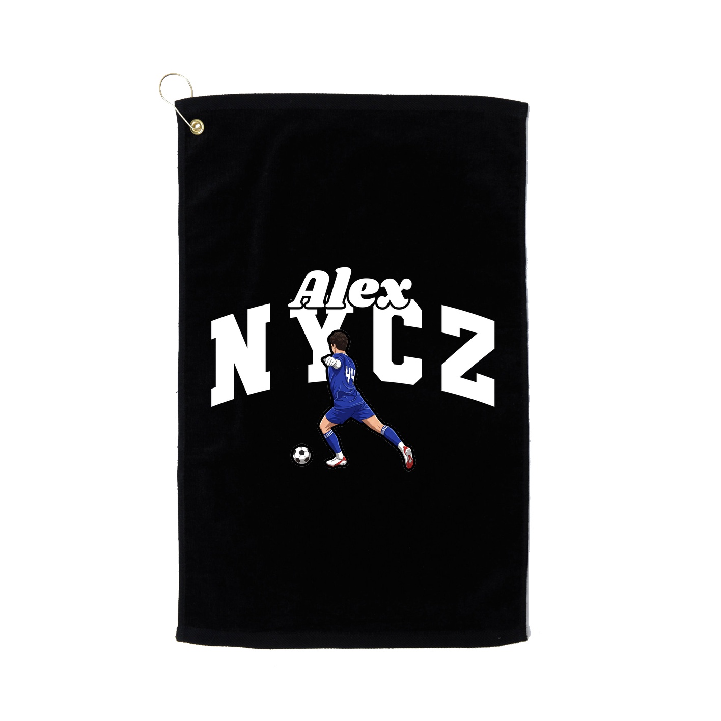 Golf Towel — Signature Arch in Black