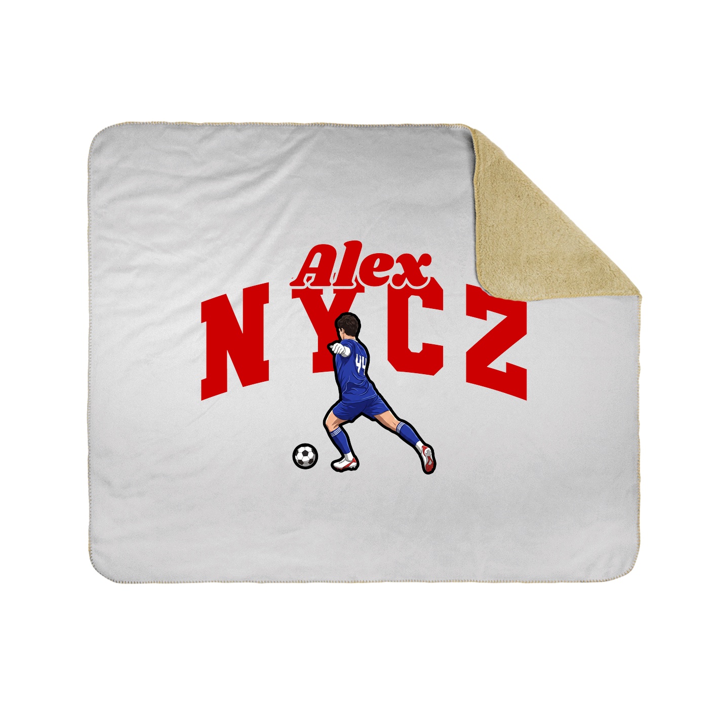 Throw Blanket — Signature Arch in White