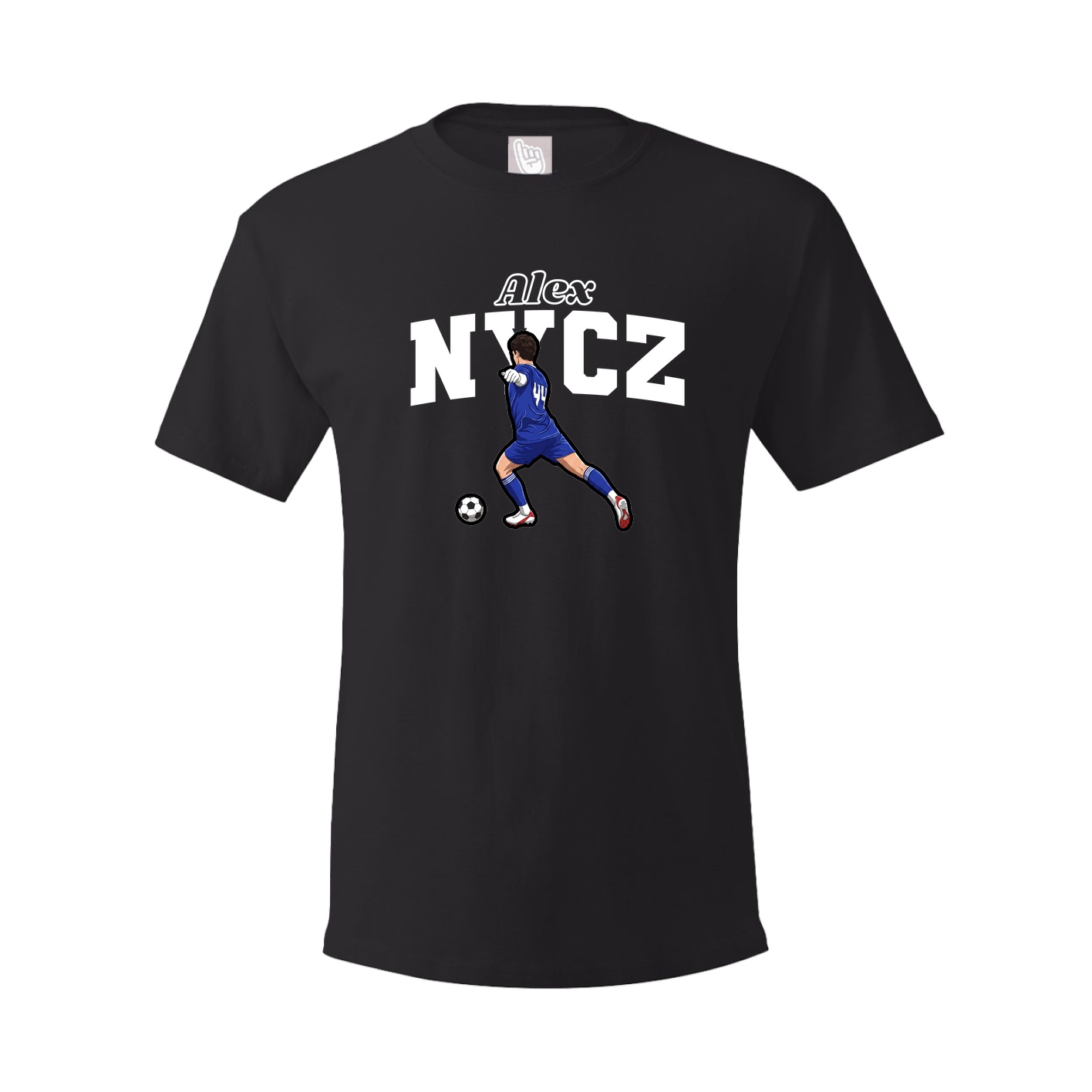 Youth Tee — Name Arch in Black