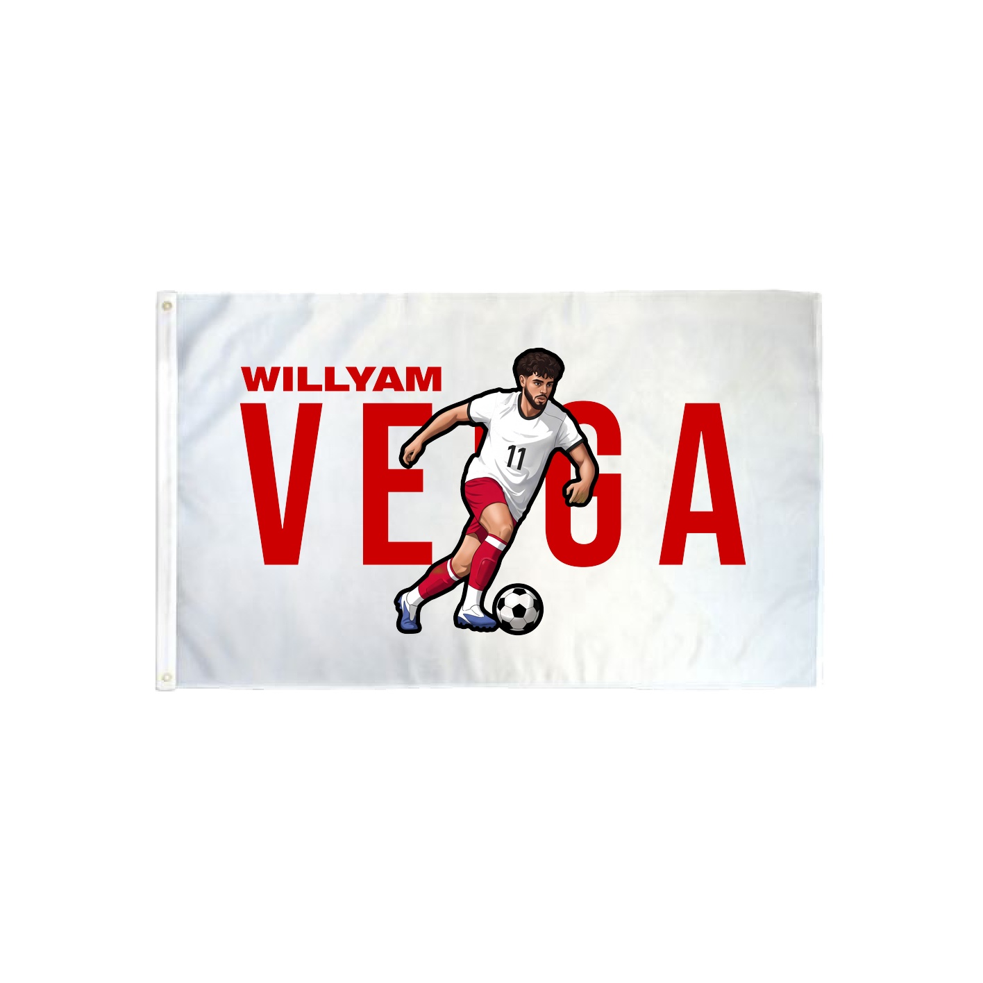 3x5 Flag — Player Name in Classic